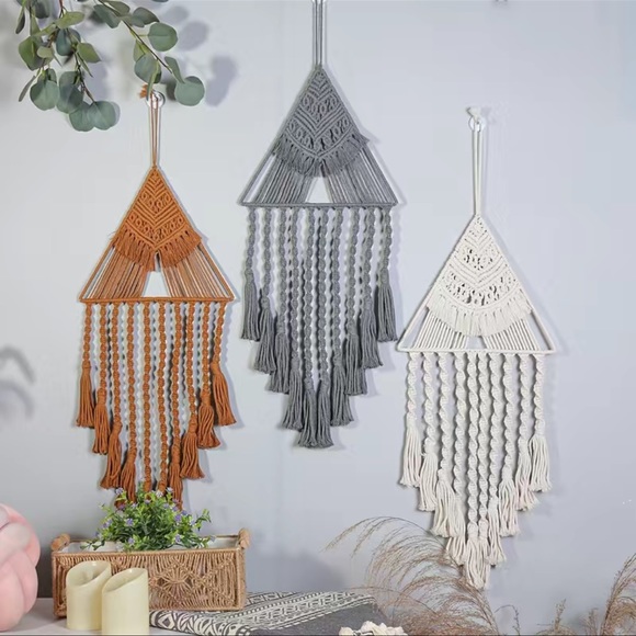 Modern Boho Macramé Fiber Art, Wall Decor Handcrafted & Knotted 2Perfection - Picture 6 of 14